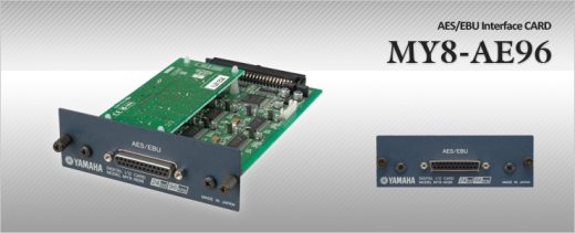 YAMAHA Carte interface MY8-AE96 8 in 8OUT AES EBU