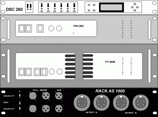 CARVER RACK STEREO NUMERIQUE DSC260